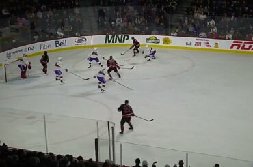 Brian Halonen of the Utica Comets scores winning goal with 39 seconds left vs. Laval Rocket 1/31/24