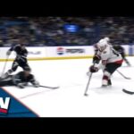 Senators' Tim Stutzle Pulls Off Beautiful Toe-Drag To Open Scoring vs. Lightning