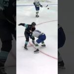 Brandon Tanev was FEEDING Conor Garland some uppercuts 😳 #nhl