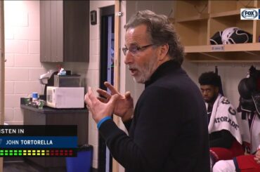 John Tortorella fires up Blue Jackets players before showdown with Tampa Bay Lightning