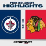 NHL Highlights | Jets vs. Blackhawks - February 23, 2024