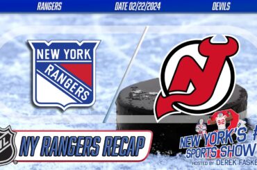 New York Rangers beat up New Jersey Devils 5-1 as win streak extends to nine