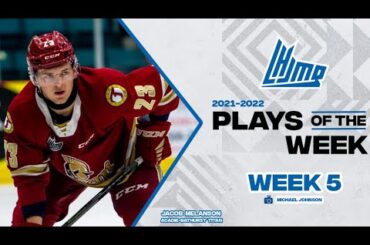 QMJHL Plays of the Week (5) / Jeux de la semaine (5) LHJMQ - 2021-2022