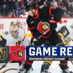 Golden Knights @ Senators 2/24 | NHL Highlights 2024