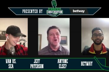 Jeff Paterson on Bains playing with Miller & Boeser; Hronek in, Lindholm out on Canucks' PP1