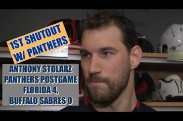 Anthony Stolarz, Panthers Postgame: Florida 4, Buffalo Sabres 0
