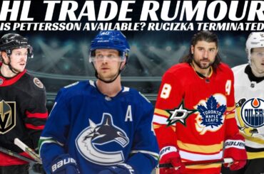 NHL Trade Rumours - Pettersson Available? Sens, Leafs, Flames, Oilers, Markstrom Trade? Waivers News