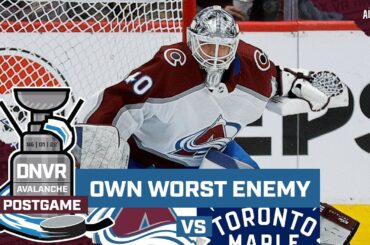 Georgiev and the Colorado Avalanche get in their own way in loss to Toronto Maple Leafs