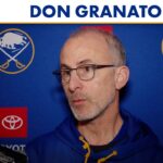 Erik Johnson Out Of Buffalo Sabres Lineup In Columbus Due To Illness | Head Coach Don Granato
