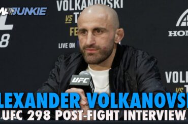 Alexander Volkanovski Makes No Excuses For KO Loss to Ilia Topuria, Demands Rematch | UFC 298