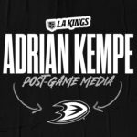 Forward Adrian Kempe | 02.24.24 LA Kings Win over Anaheim Ducks | Postgame Media Availability