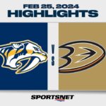 NHL Highlights | Predators vs. Ducks - February 25, 2024