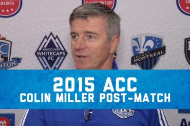 2015 ACC - Colin Miller Post-game Interview