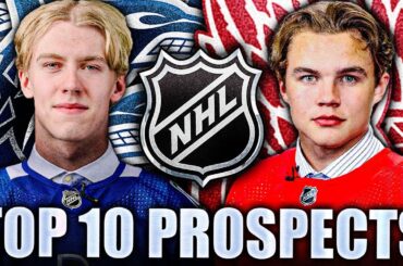 THE TOP 10 NHL PROSPECTS TODAY REVEALED (Canucks, Red Wings, Rangers, Flyers News & Rumours)