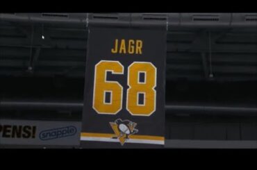 Jaromir Jagr Pittsburgh Penguins Jersey Retirement Ceremony & Speech