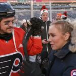 Travis Konecny Interview at the NHL Stadium Series 2024!
