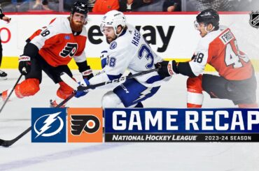 Lightning @ Flyers 2/27 | NHL Highlights 2024