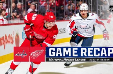 Capitals @ Red Wings 2/27 | NHL Highlights 2024