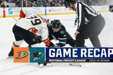 Ducks @ Sharks 2/29 | NHL Highlights 2024