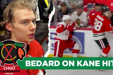 Chicago Blackhawks star Connor Bedard addresses his BIG HIT on Patrick Kane | CHGO Blackhawks
