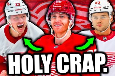 THE DETROIT RED WINGS HAVE OFFICIALLY ARRIVED...