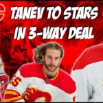 NJ Devils 3 Way Trade Tanev To Dallas: What about Markstrom & Hanifin?  Is Fitz Done?!?