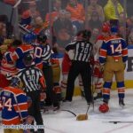 MacKenzie Weegar vs Corey Perry Feb 24, 2024