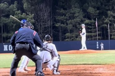 2025 RHP Logan Brown Pitching vs Centennial Feb 29