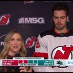 Erika Wachter Interviews #NJDevils Kevin Bahl 2/27/24