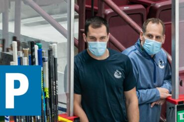 Vancouver Canucks Bo Horvat and Adam Gaudette speak to media | The Province