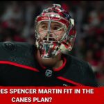Where does Spencer Martin fit in the Carolina Hurricanes plan?
