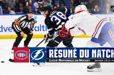 Canadiens vs Lightning | Faits saillants