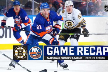 Bruins @ Islanders 3/2 | NHL Highlights 2024