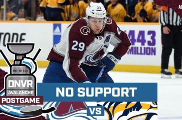 Despite MacKinnon the Colorado Avalanche disappear against the Nashville Predators