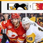 GAME RECAP: Penguins at Flames (03.02.24) | Gruden Scores First NHL Goal