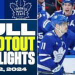 New York Rangers at Toronto Maple Leafs | FULL Shootout Highlights - March 2, 2024