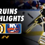 Bruins Highlights: Best of Boston's Hard Fought Matchup Against New York Islanders
