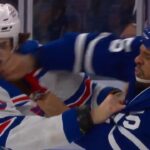 Maple Leafs' Ryan Reaves And Rangers' Matt Rempe Give Fans What They Want With Heavyweight Slugfest