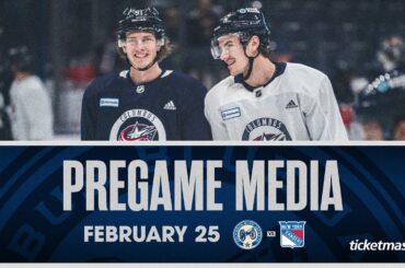 Paz, Nylander, and Boqvist speak to the media. | Pregame media (02/25/24)