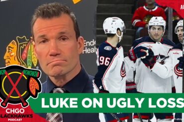Luke Richardson discusses Chicago Blackhawks ugly loss vs Blue Jackets | CHGO Blackhawks Podcast