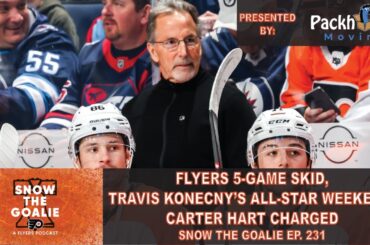 Flyers 5-Game Skid, Travis Konecny’s All-Star Weekend, Carter Hart Charged - Snow The Goalie Ep. 231