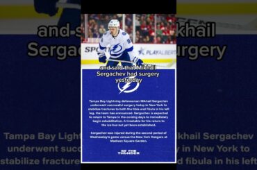 Mikhail Sergachev is Done For The Season