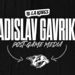 Defenseman Vladislav Gavrikov | 02.22.24 LA Kings lose to Nashville Predators | Postgame Media
