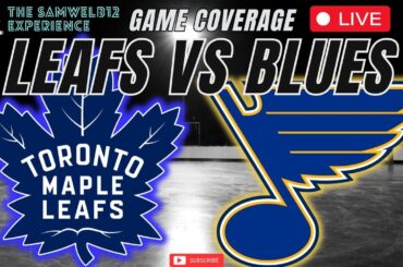 Toronto Maple Leafs vs St.Louis Blues LIVE STREAM NHL Game Audio | Leafs Live Gamecast