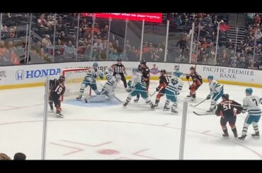 Anaheim Ducks Troy Terry ties the game with a minute left