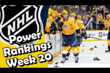 NHL Power Rankings Week 20