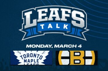 Maple Leafs vs. Bruins LIVE Post Game Reaction - Leafs Talk