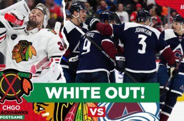 POSTGAME: Petr Mrazek, Chicago Blackhawks snowed over (again) by Avalanche | CHGO Blackhawks Podcast