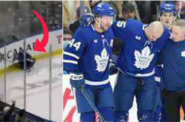 Video 🔴 Maple Leafs Mark Giordano Head Injury 🤕 Exits Game Vs Coyotes After Going Hard Into Boards