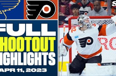 St. Louis Blues @ Philadelphia Flyers | FULL Shootout Highlights - March 4, 2024